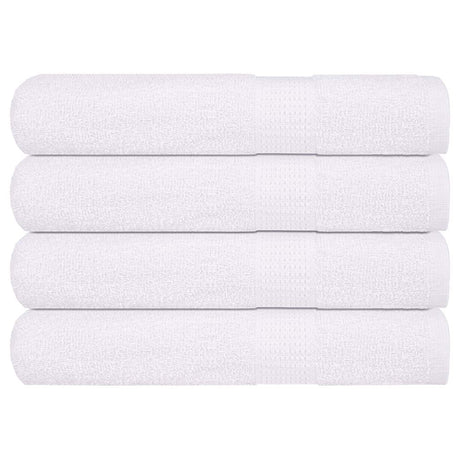 Vidaxx Handtücher Frogn 4 Stück 100x200 cm 360 g m² weiß