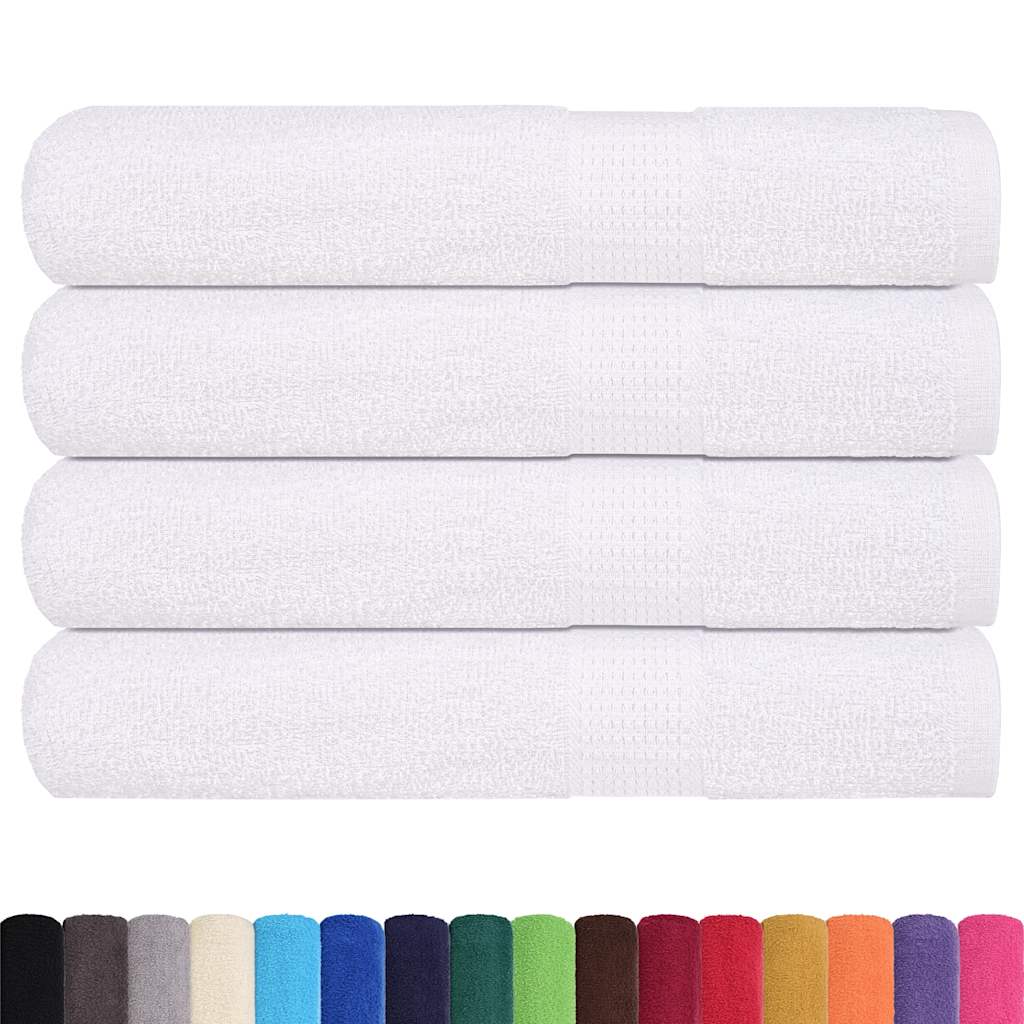 Vidaxx Handtücher Frogn 4 Stück 100x200 cm 360 g m² weiß