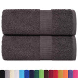 Vidaxx Waschlappen 2 Stück Frogn Anthrazit 30x30 cm 100 % Baumwolle