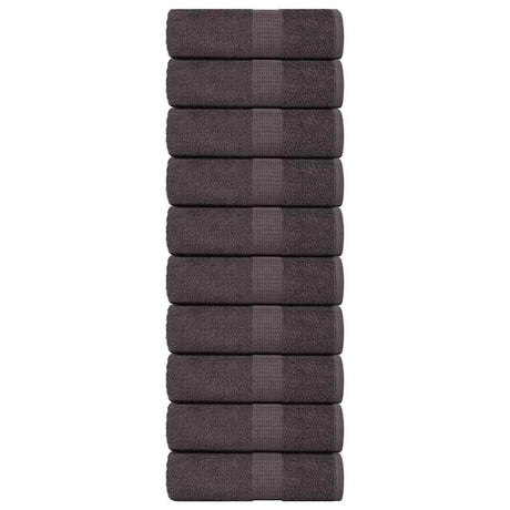 Vidaxx Waschlappen Frogn 10 Stück 30x30 cm 360 g m² Anthrazit
