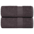 Vidaxx Gästehandtücher Frogn 2 St. 30x50 cm 360 g m² Anthrazit