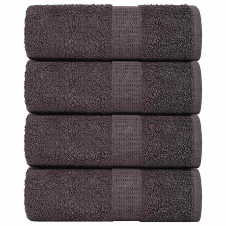 Vidaxx Gästehandtücher Frogn 4 St. 30x50 cm 360 g m² Anthrazit