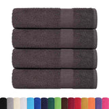 Vidaxx Handtücher 4 Stück 50x100 cm 360 g m² 100 % Baumwolle Anthrazit