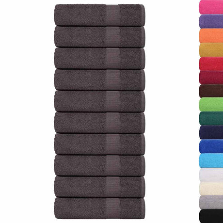 Vidaxx Handtücher Frogn 10 Stück 50x100 cm 360 g m² Anthrazit