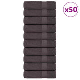 Vidaxx Handtücher 50 Stück 50x100 cm 360 g m² 100 % Baumwolle Anthrazit