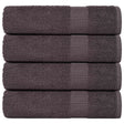 Vidaxx Duschtücher Frogn 4 Stück 70x140 cm 360 g m² Anthrazit