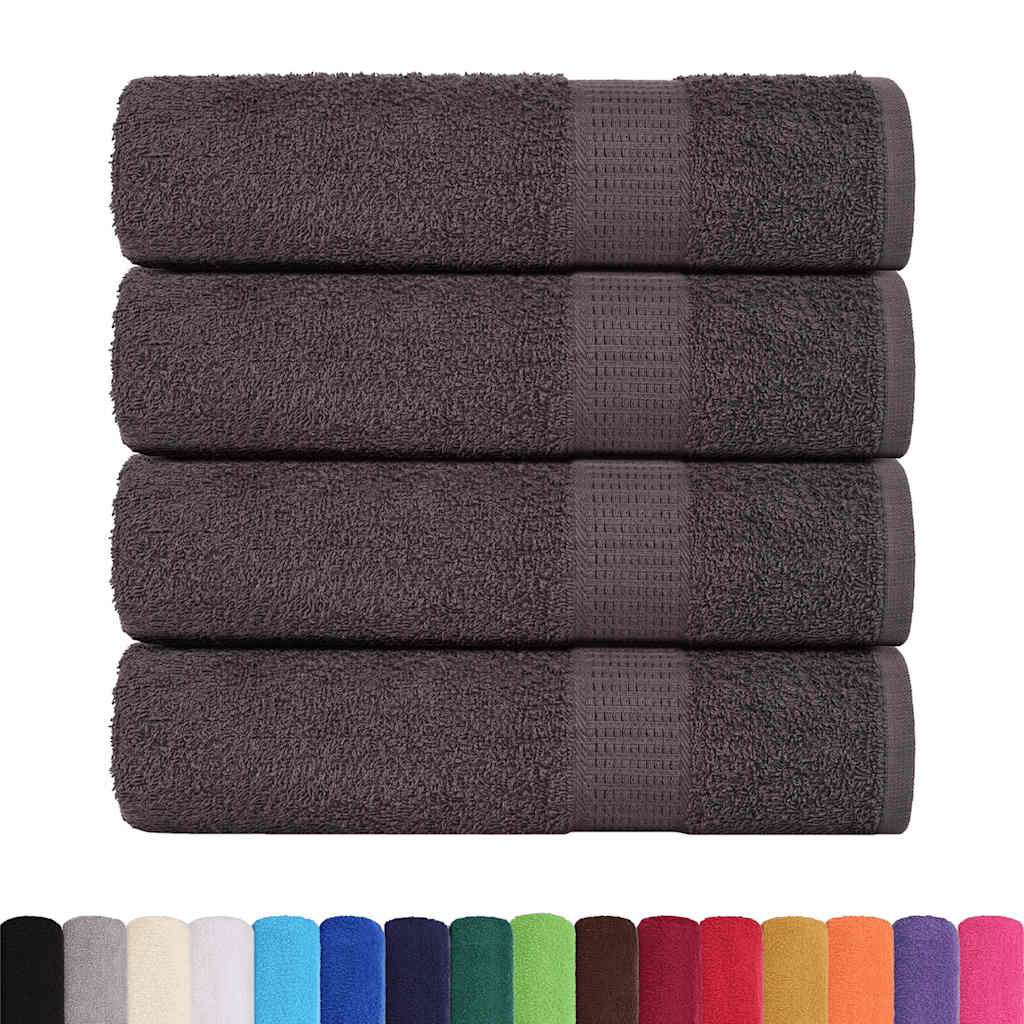 Vidaxx Duschtücher Frogn 4 Stück 70x140 cm 360 g m² Anthrazit