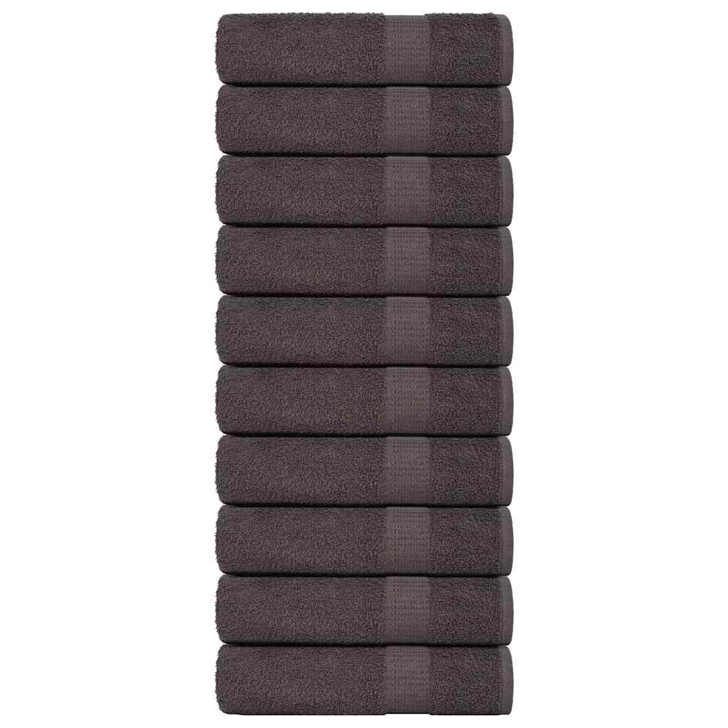 Vidaxx Duschtücher 10 Stück 70x140 cm 360 g m² 100 % Baumwolle Anthrazit
