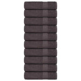 Vidaxx Duschtücher 10 Stück 70x140 cm 360 g m² 100 % Baumwolle Anthrazit