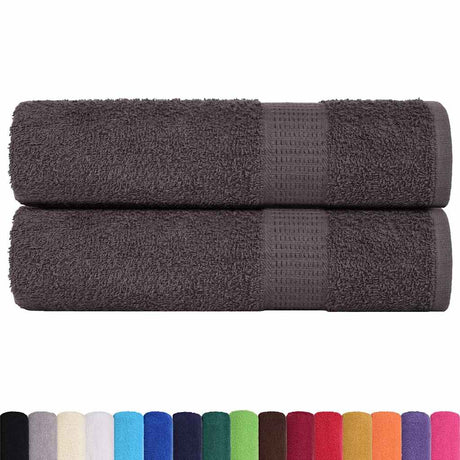 Vidaxx Badetücher Frogn 2 Stk 100x150 cm 360 g m² Anthrazit