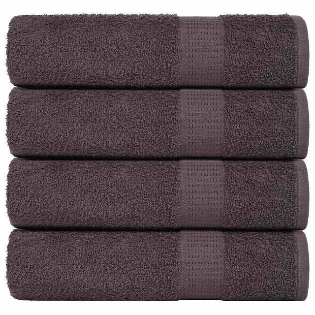 Vidaxx Badetücher Frogn 4 Stück 100x150 cm 360 g m² Anthrazit