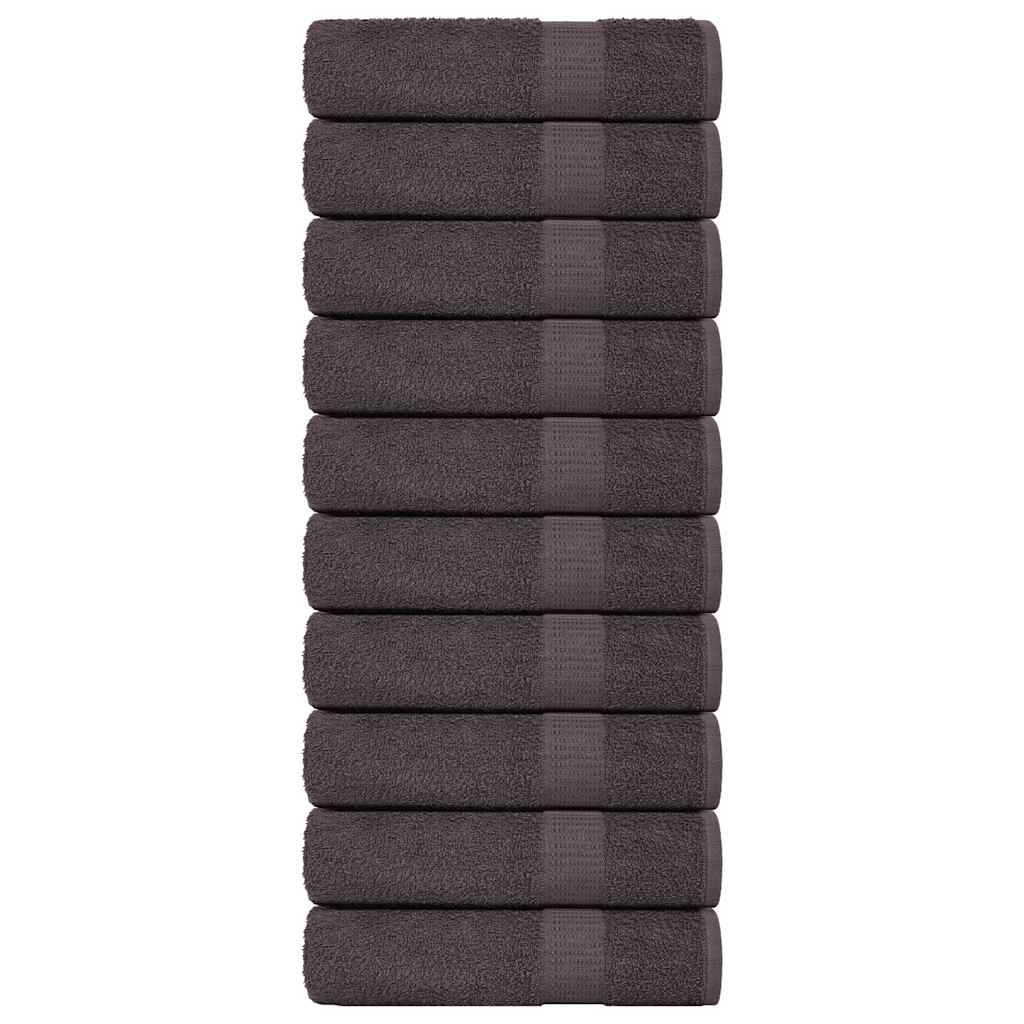 Vidaxx Badetücher 10 Stück 100x150 cm 360 g m² 100 % Baumwolle Anthrazit