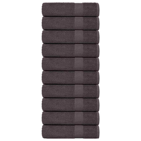 Vidaxx Badetücher 10 Stück 100x150 cm 360 g m² 100 % Baumwolle Anthrazit