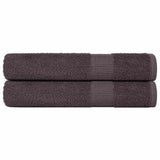 Vidaxx Saunatücher 2 Stk. 80x200 cm 360 g m² 100 % Baumwolle Anthrazit