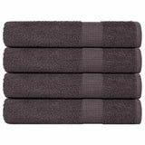Vidaxx Saunatücher 4 Stück 80x200 cm 360 g m² 100 % Baumwolle Anthrazit