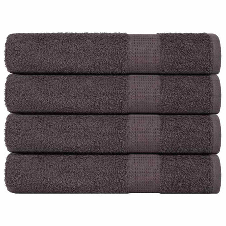 Vidaxx Saunatücher 4 Stück 80x200 cm 360 g m² 100 % Baumwolle Anthrazit