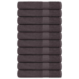Vidaxx Saunatücher 10 Stück 80x200 cm 360 g m² 100 % Baumwolle Anthrazit