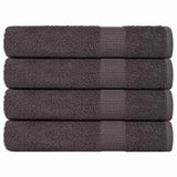 Vidaxx Handtücher 4 Stück 100x200cm 360 g m² 100% Baumwolle Anthrazit