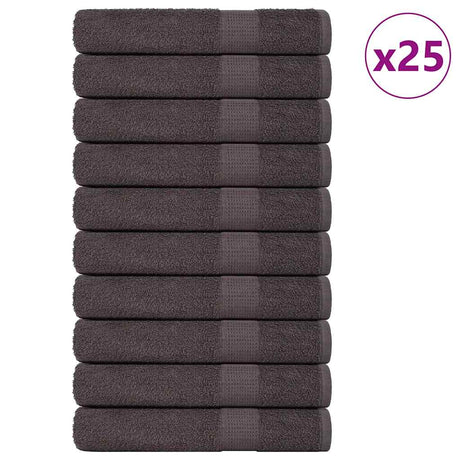 Vidaxx Handtücher Frogn 25 Stk 100x200 cm 360 g m² Anthrazit