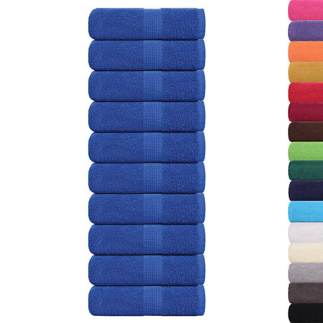 Vidaxx Waschlappen Frogn 10 Stück 30x30 cm 360 g m² blau