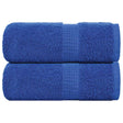 VidaXL Gästehandtücher Frogn 2 St. 30x50 cm 360 g m² blau