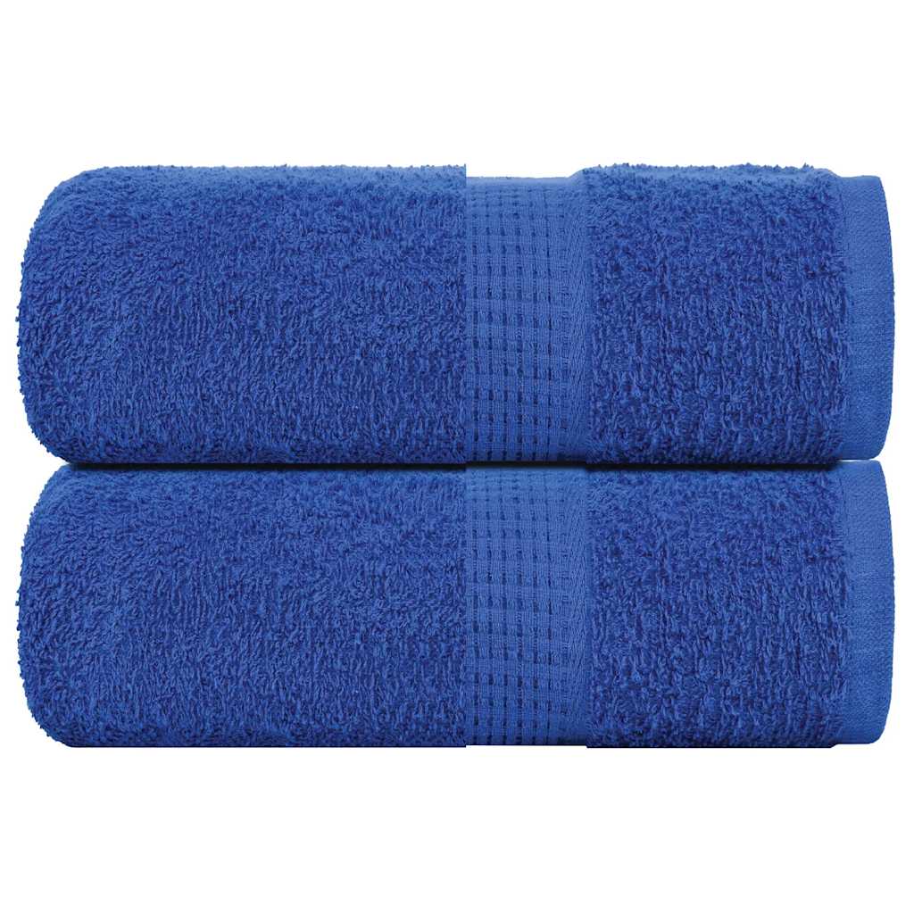 VidaXL Gästehandtücher Frogn 2 St. 30x50 cm 360 g m² blau