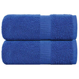 VidaXL Gästehandtücher Frogn 2 St. 30x50 cm 360 g m² blau