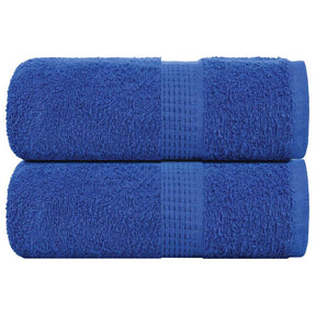 VidaXL Gästehandtücher Frogn 2 St. 30x50 cm 360 g m² blau