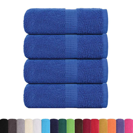Vidaxx Gästehandtücher Frogn 4 Stk 30x50 cm 360 g m² blau
