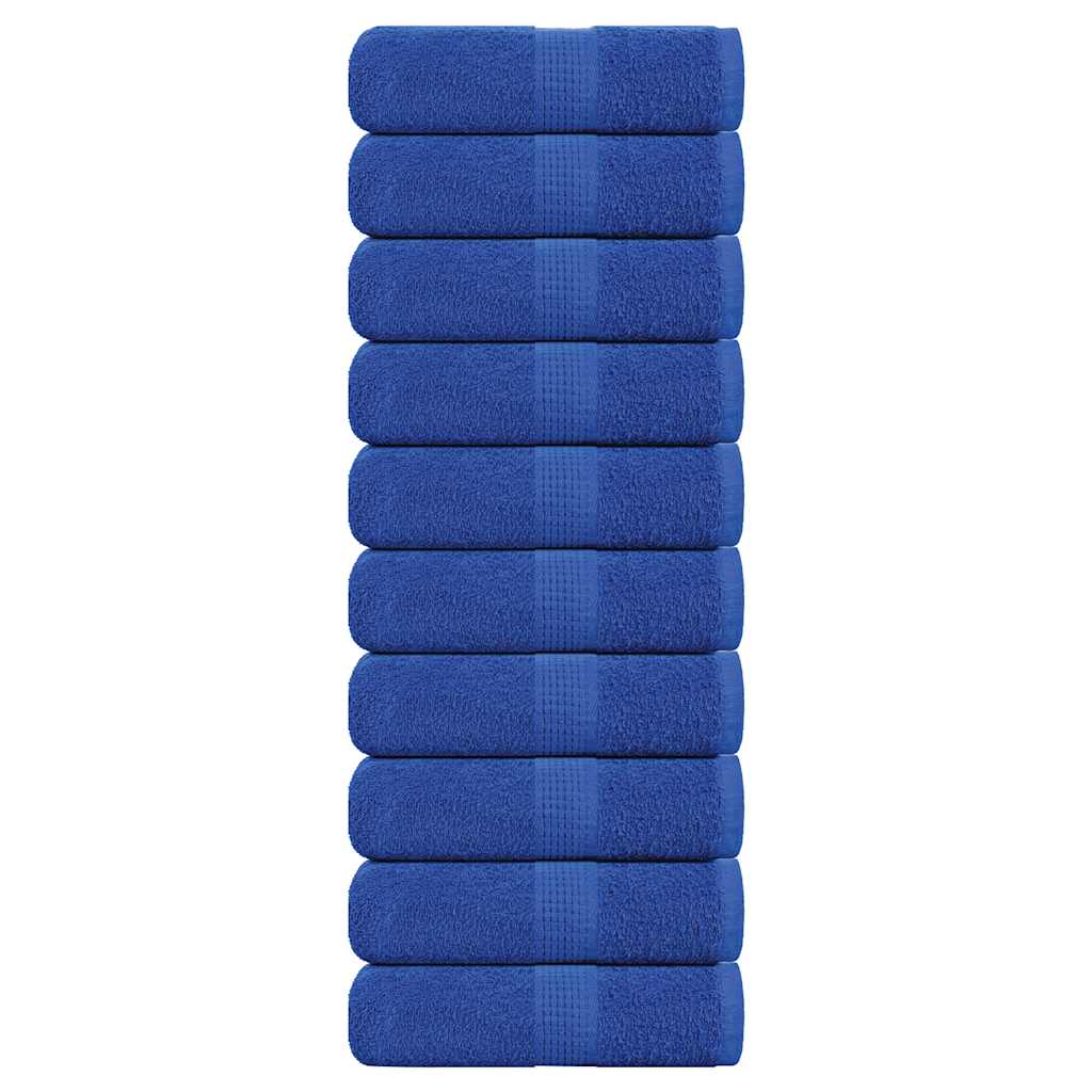 Vidaxx Gästehandtücher Frogn 10 Stk 30x50 cm 360 g m² blau