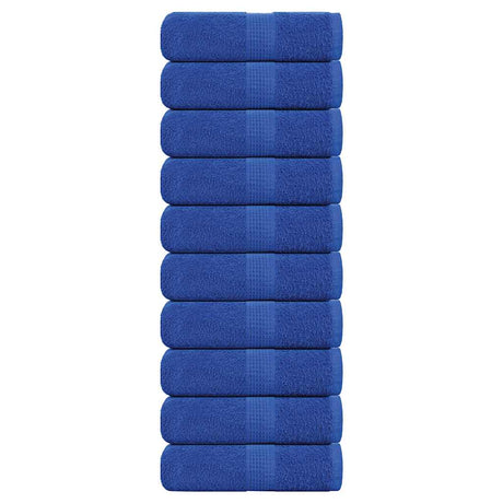 Vidaxx Gästehandtücher Frogn 10 Stk 30x50 cm 360 g m² blau
