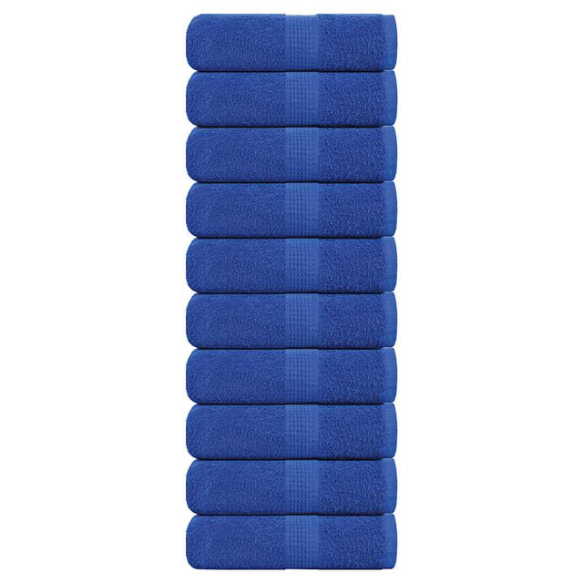 Vidaxx Gästehandtücher Frogn 10 Stk 30x50 cm 360 g m² blau