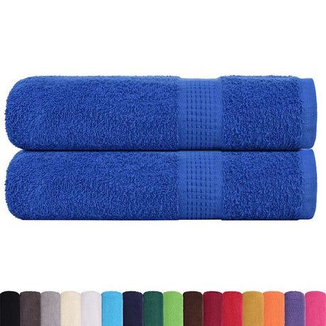 Vidaxx Handtücher Frogn 2 Stück 50x100 cm 360 g m² blau