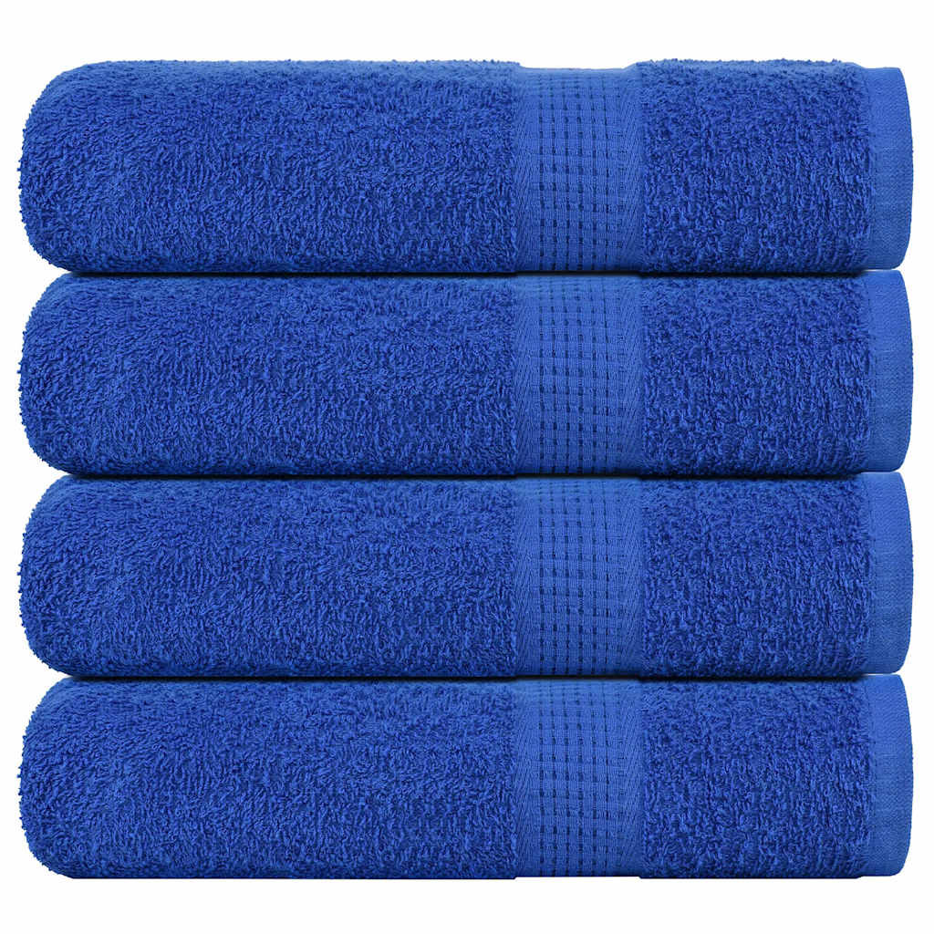 Vidaxx Handtücher 4 Stück 50x100 cm 360 g m² 100 % Baumwolle blau