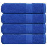 Vidaxx Handtücher 4 Stück 50x100 cm 360 g m² 100 % Baumwolle blau