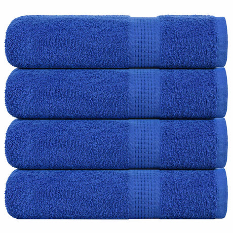 Vidaxx Handtücher 4 Stück 50x100 cm 360 g m² 100 % Baumwolle blau