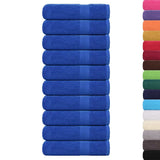 Vidaxx Handtücher 10 Stück 50x100 cm 360 g m² 100 % Baumwolle blau