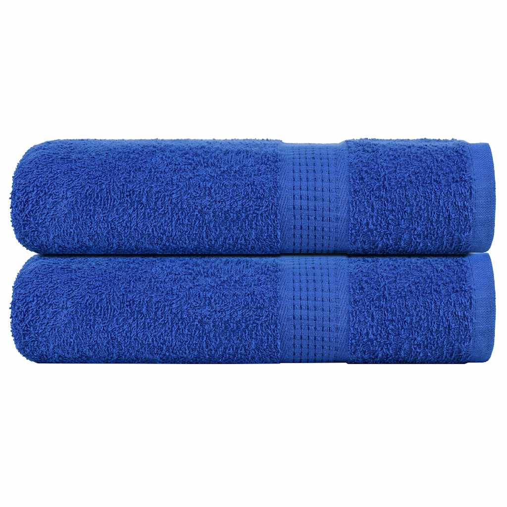 Vidaxx Duschtücher 2 Stück 70x140 cm 360 g m² 100 % Baumwolle blau