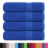 Vidaxx Duschtücher 4 Stück 70x140 cm 360 g m² 100 % Baumwolle blau
