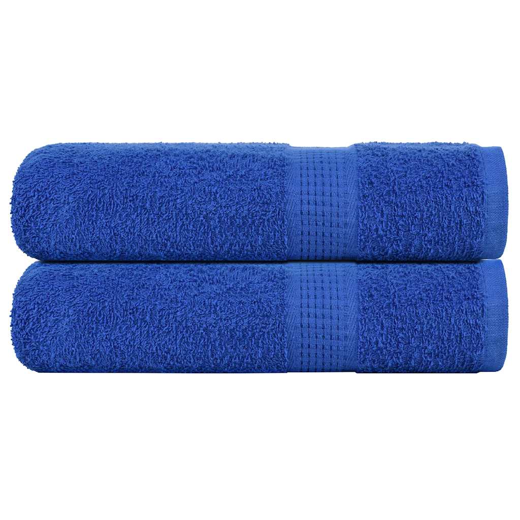 Vidaxx Badetücher 2 Stück 100x150 cm 360 g m² 100 % Baumwolle blau