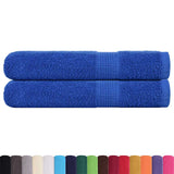 Vidaxx Saunatücher Frogn 2 Stk 80x200 cm 360 g m² blau