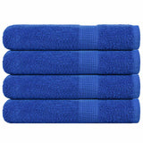 Vidaxx Saunatücher 4 Stück 80x200 cm 360 g m² 100 % Baumwolle blau