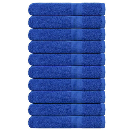VidaXL Saunatücher Frogn 10 Stück 80x200 cm 360 g m² blau