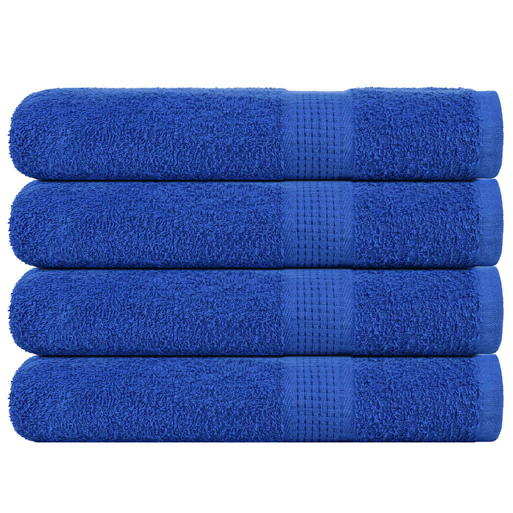 Vidaxx Handtücher 4 Stück 100x200 cm 360 g m² 100 % Baumwolle blau