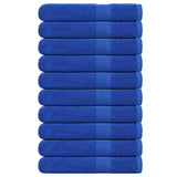 Vidaxx Handtücher 10 Stück 100x200 cm 360 g m² 100 % Baumwolle blau