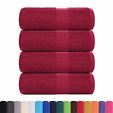 Vidaxx Gästehandtücher Frogn 4 St. 30x50 cm 360 g m² bordeaux
