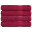 VidaXL Saunatücher Frogn 4 St. 80x200 cm 360 g m² Bordeaux