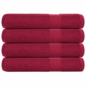 VidaXL Saunatücher Frogn 4 St. 80x200 cm 360 g m² Bordeaux