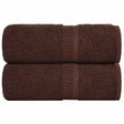 VidaXL Gästehandtücher Frogn 2 St. 30x50 cm 360 g m² braun