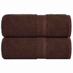 VidaXL Gästehandtücher Frogn 2 St. 30x50 cm 360 g m² braun